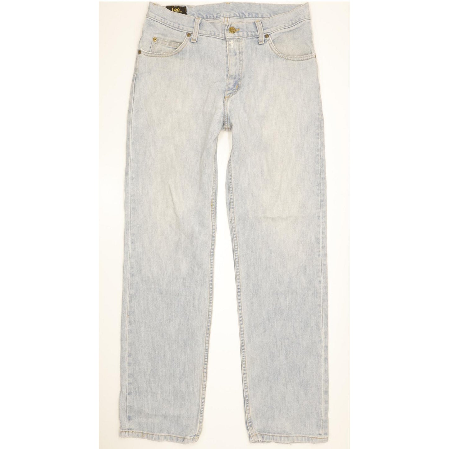 Lee Men Blue Straight Regular Stretch Jeans W31 L31