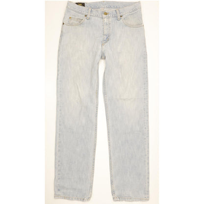 Lee Men Blue Straight Regular Stretch Jeans W31 L31