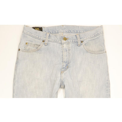 Lee Men Blue Straight Regular Stretch Jeans W31 L31