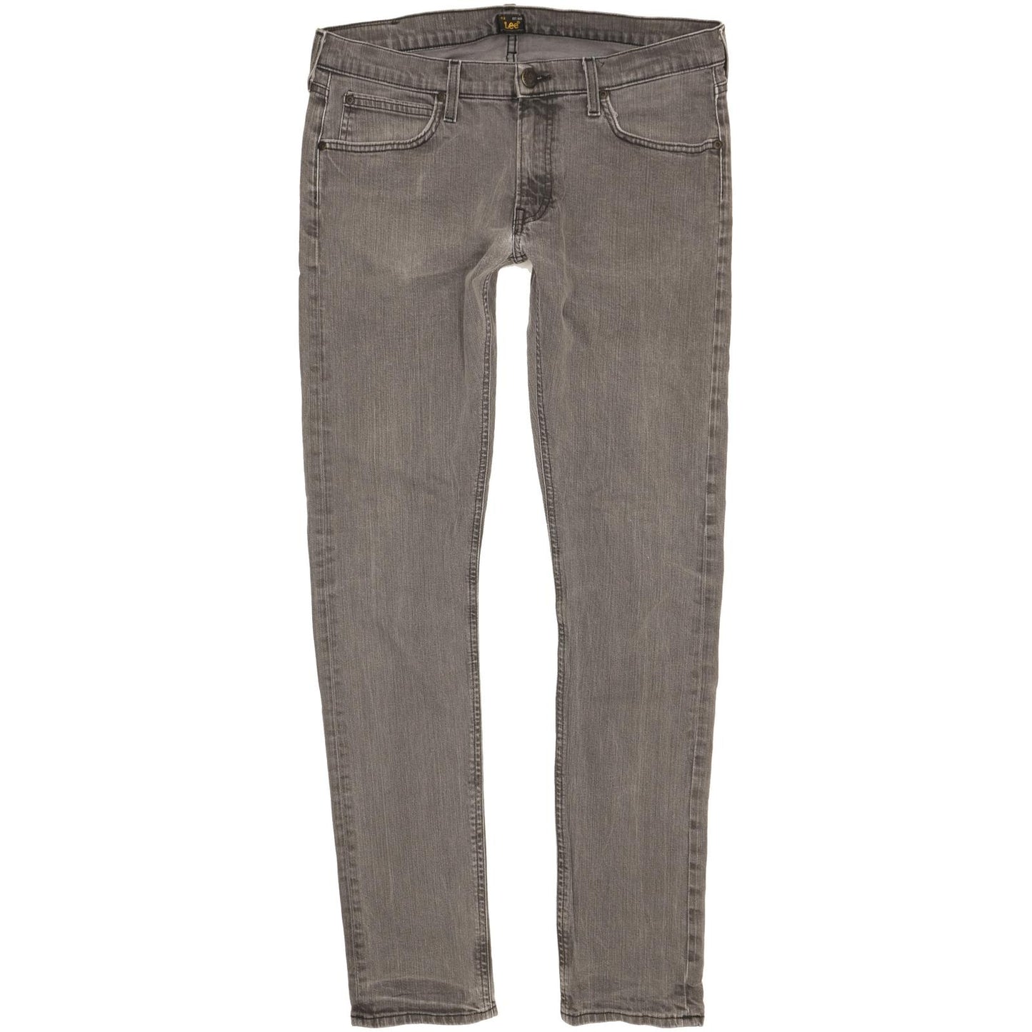 Lee Luke Women Grey Skinny Slim Stretch Jeans W33 L34