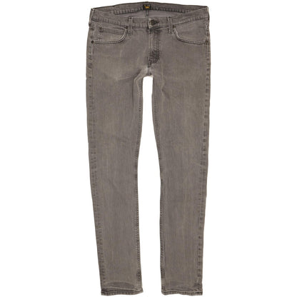 Lee Luke Women Grey Skinny Slim Stretch Jeans W33 L34