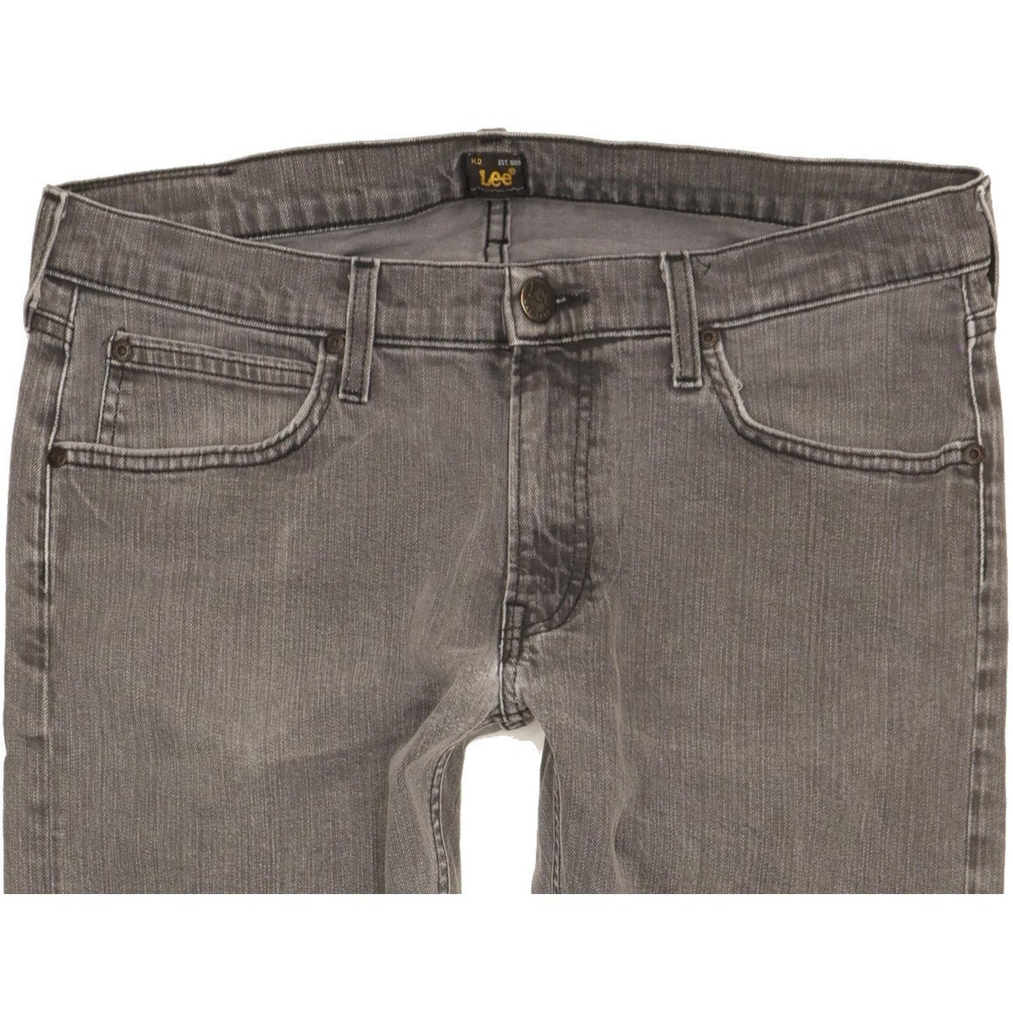 Lee Luke Women Grey Skinny Slim Stretch Jeans W33 L34