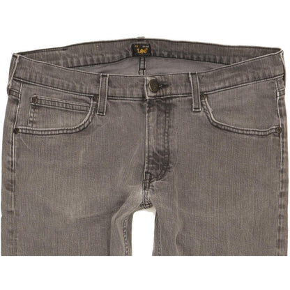 Lee Luke Women Grey Skinny Slim Stretch Jeans W33 L34