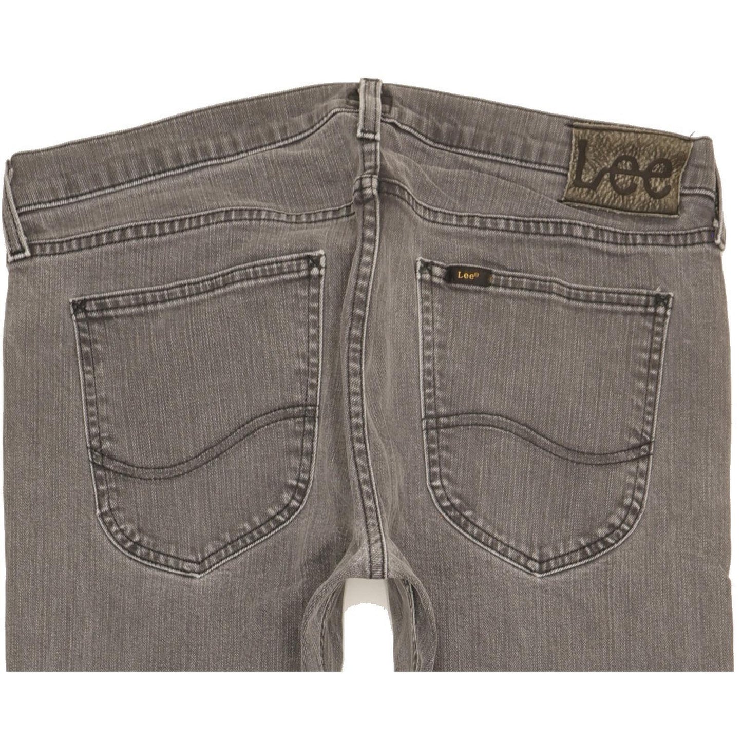 Lee Luke Women Grey Skinny Slim Stretch Jeans W33 L34