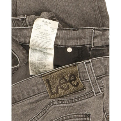 Lee Luke Women Grey Skinny Slim Stretch Jeans W33 L34