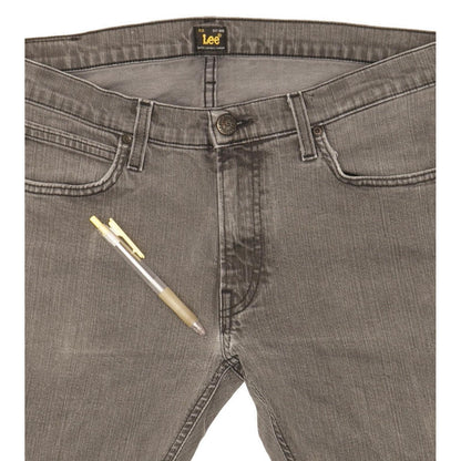 Lee Luke Women Grey Skinny Slim Stretch Jeans W33 L34