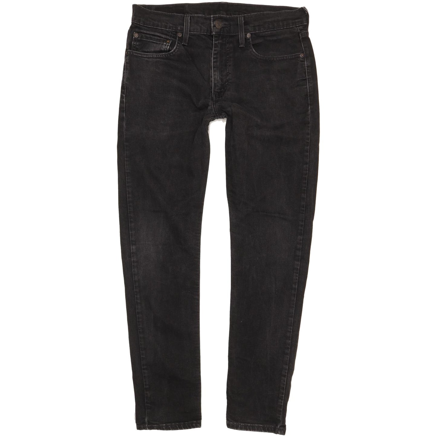 Levi's 512 Men Black Tapered Slim Stretch Jeans W32 L30