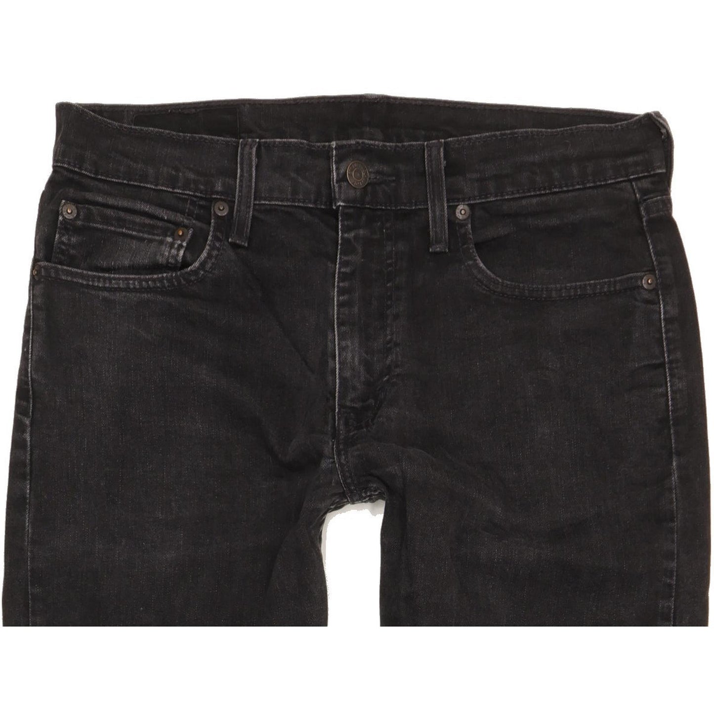 Levi's 512 Men Black Tapered Slim Stretch Jeans W32 L30