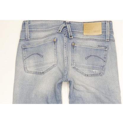 G-Star Lynn Women Blue Skinny Slim Stretch Jeans W28 L32