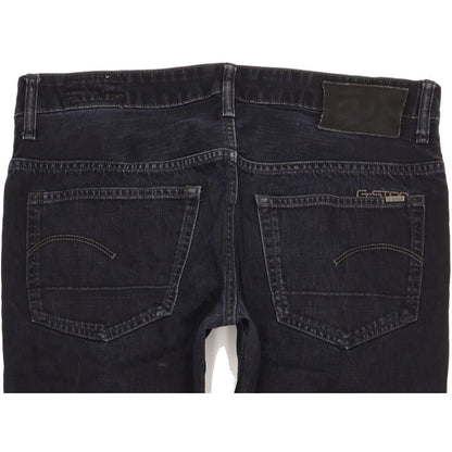 G-Star 3301 Men Black Tapered Regular Jeans W34 L31
