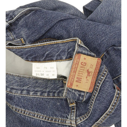 Mustang Men Blue Straight Regular Jeans W30 L30