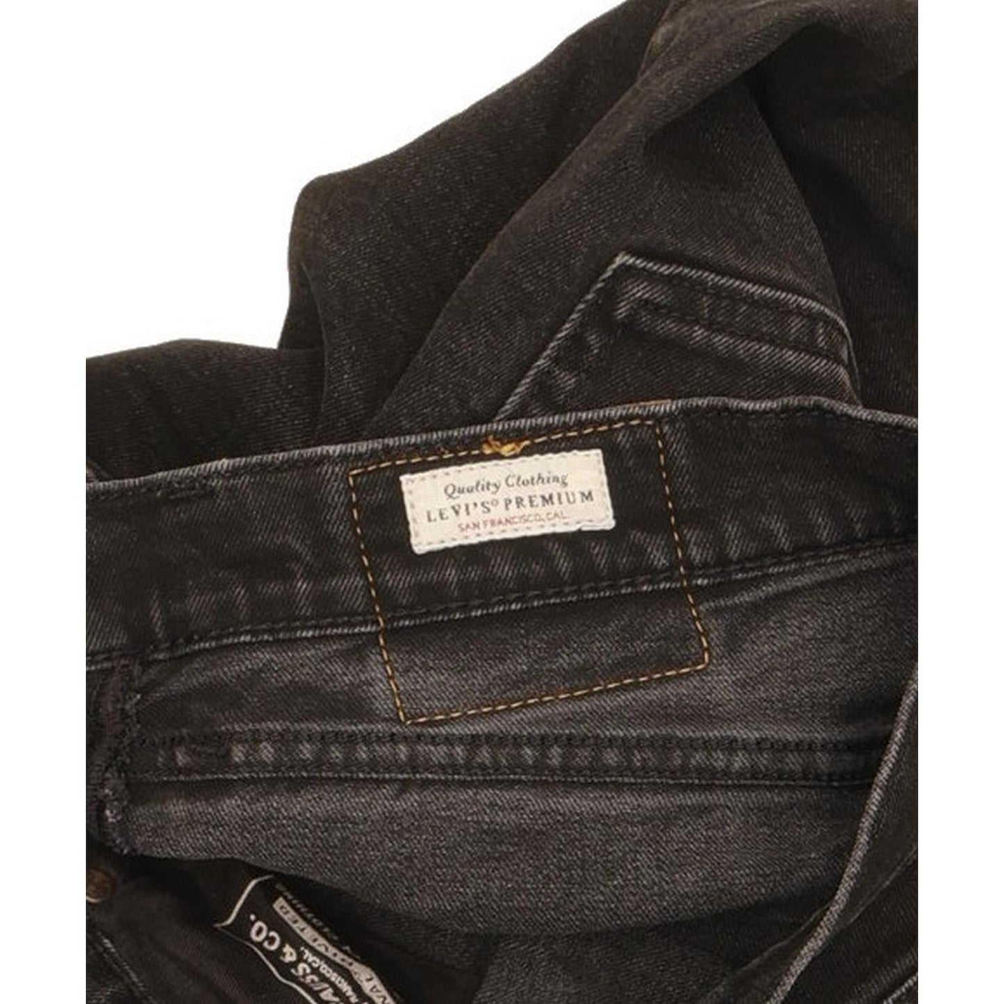 Levi's 510 Men Black Skinny Slim Stretch Jeans W31 L32