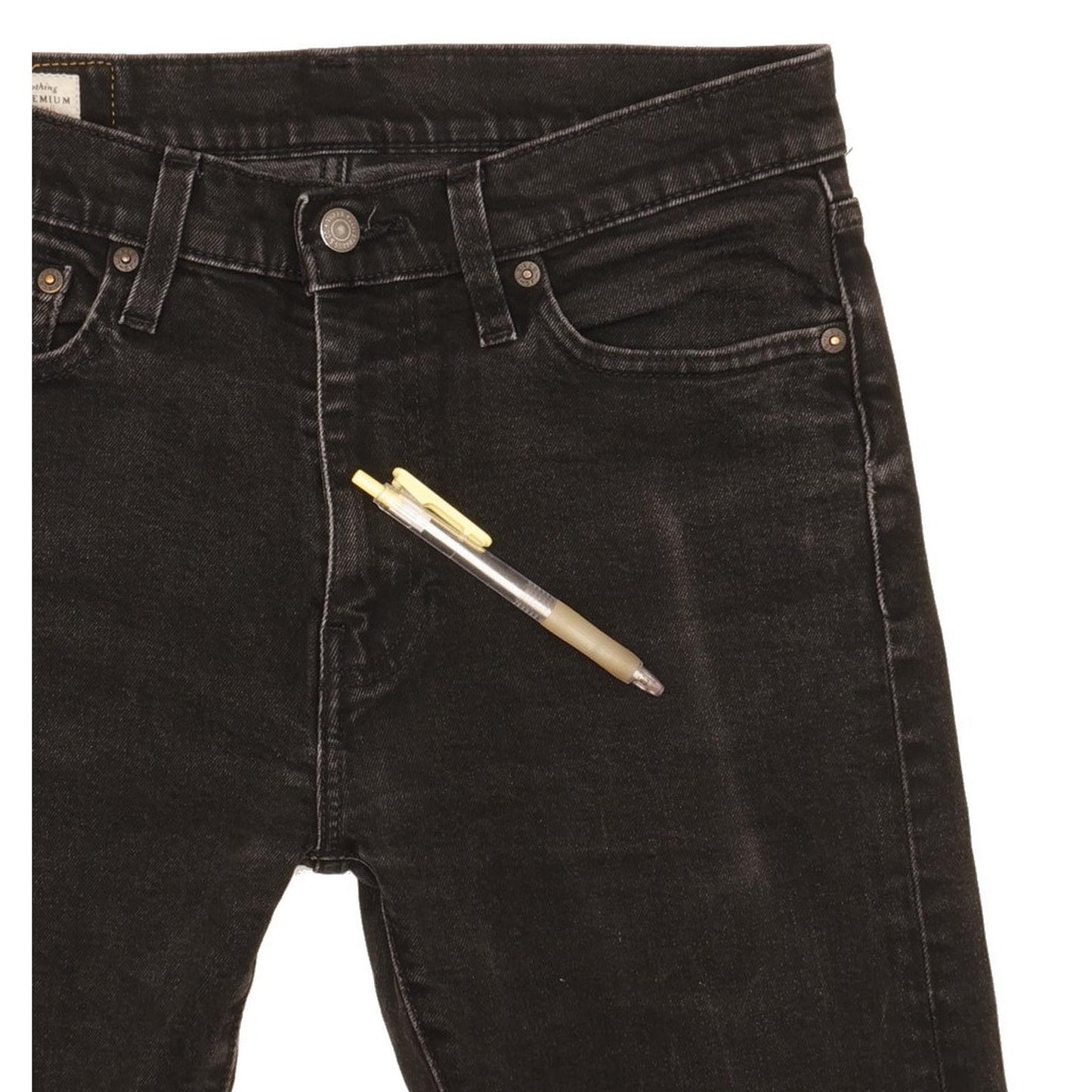 Levi's 510 Men Black Skinny Slim Stretch Jeans W31 L32