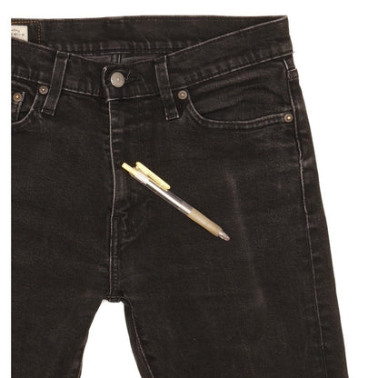 Levi's 510 Men Black Skinny Slim Stretch Jeans W31 L32
