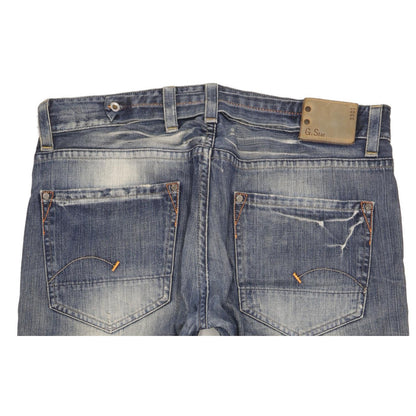 G-Star Men Blue Straight Loose Jeans W36 L34