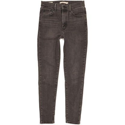 Levi's Mile Black Skinny Slim Stretch Jeans High Waisted W29 L28