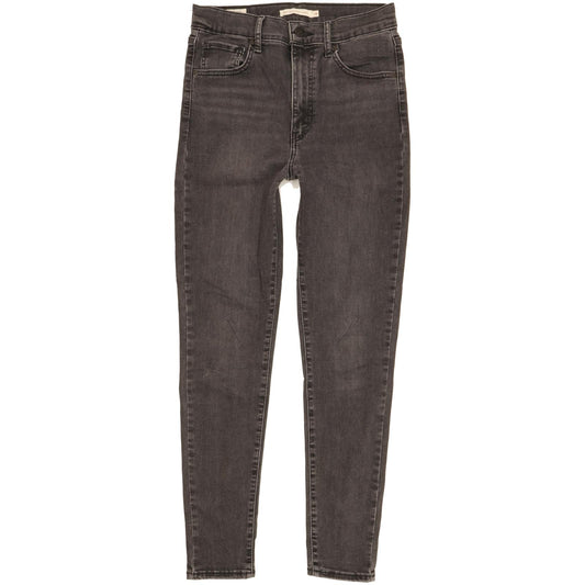 Levi's Mile Black Skinny Slim Stretch Jeans High Waisted W29 L28