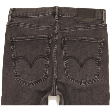 Levi's Mile Black Skinny Slim Stretch Jeans High Waisted W29 L28