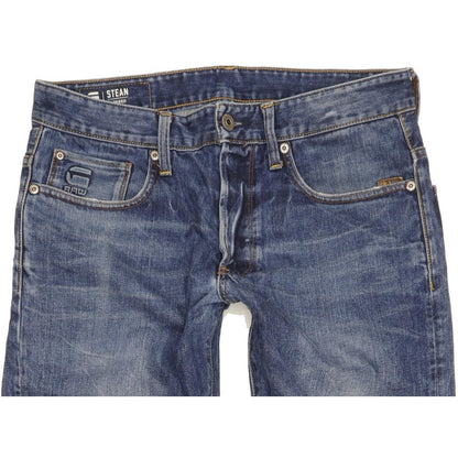 G-Star Stean Men Blue Tapered Slim Jeans W32 L32