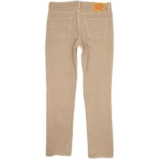 Levi's 511 Men Grey Straight Slim Stretch Jeans W34 L34