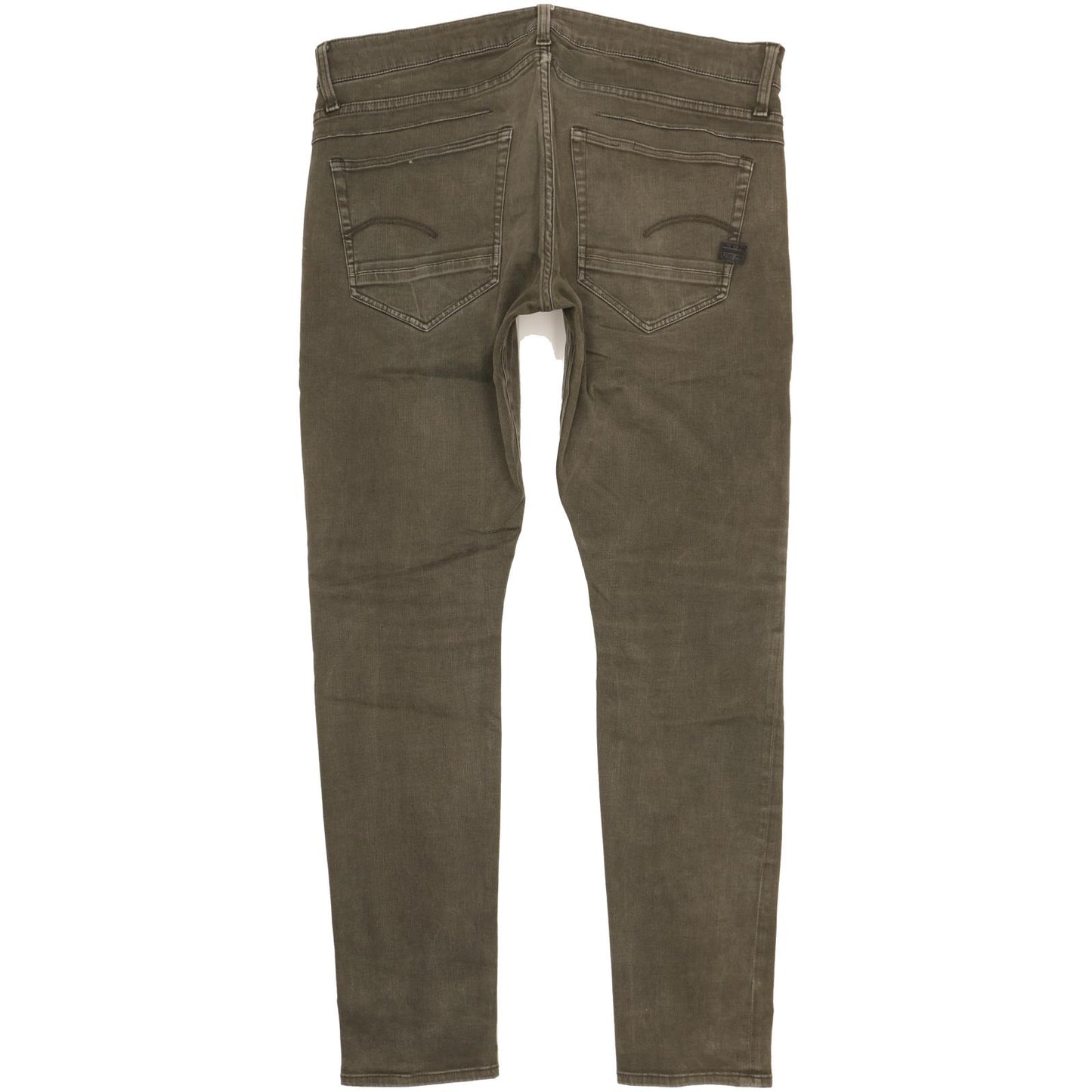 G-Star D-Staq Men Green Skinny Slim Stretch Jeans W36 L32