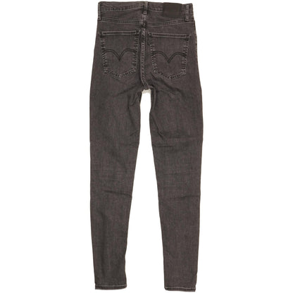 Levi's Mile Black Skinny Slim Stretch Jeans High Waisted W28 L30