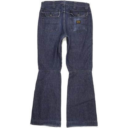 G-Star Comwood Men Blue Bootcut Regular Jeans W36 L34