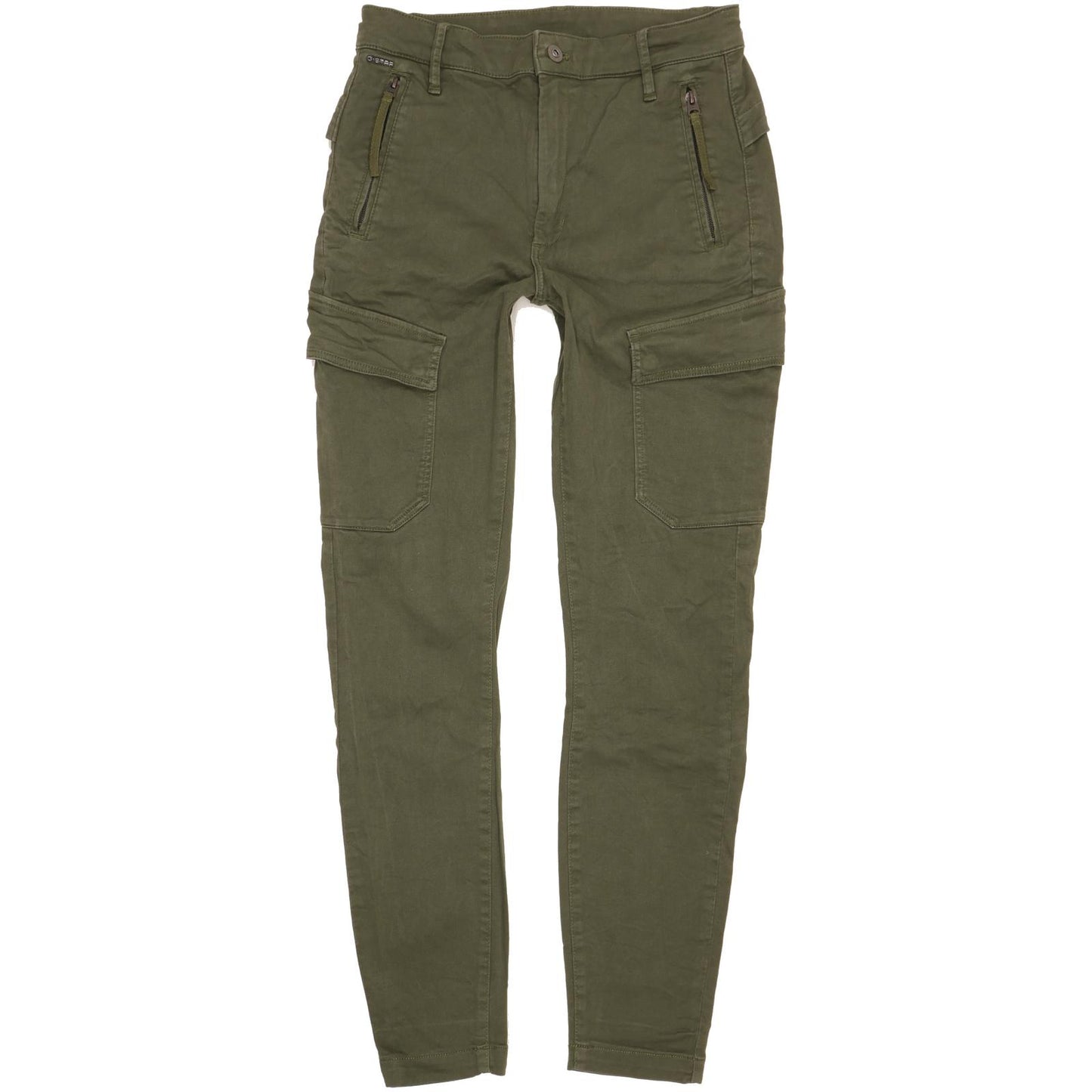 G-Star Cargo Green Skinny Slim Stretch Jeans High Waisted W29 L32