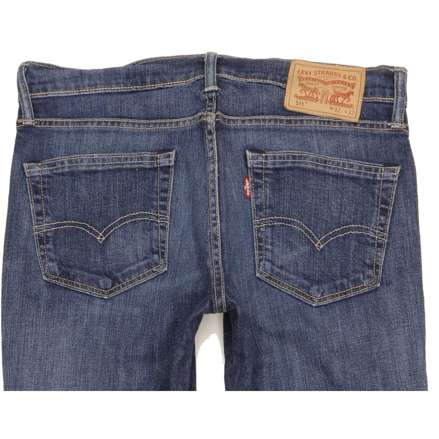 Levi's 511 Men Blue Straight Slim Stretch Jeans W32 L31