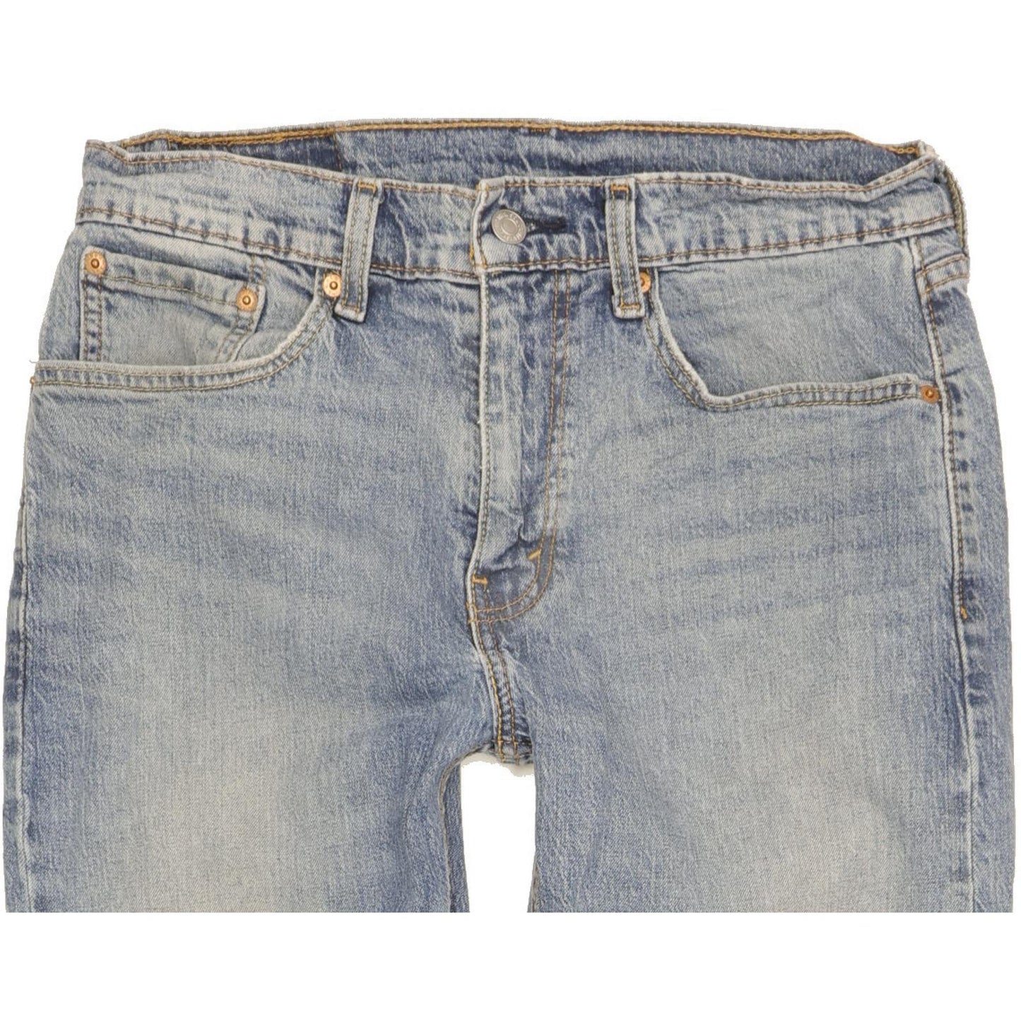 Levi's 502 Hi-Ball Men Blue Tapered Regular Stretch Jeans W32 L28