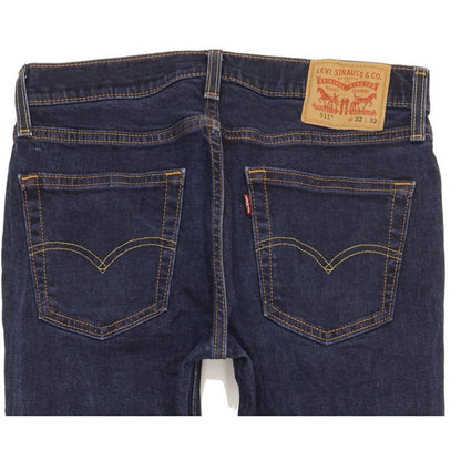 Levi's 511 Men Blue Straight Slim Stretch Jeans W32 L31