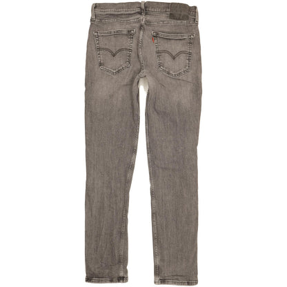 Levi's 511 Men Grey Straight Slim Stretch Jeans W36 L34