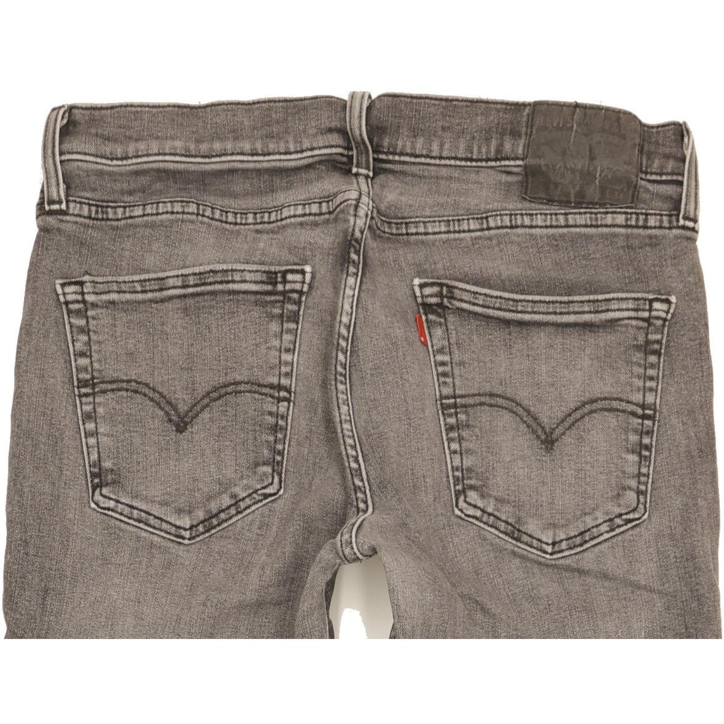 Levi's 511 Men Grey Straight Slim Stretch Jeans W36 L34