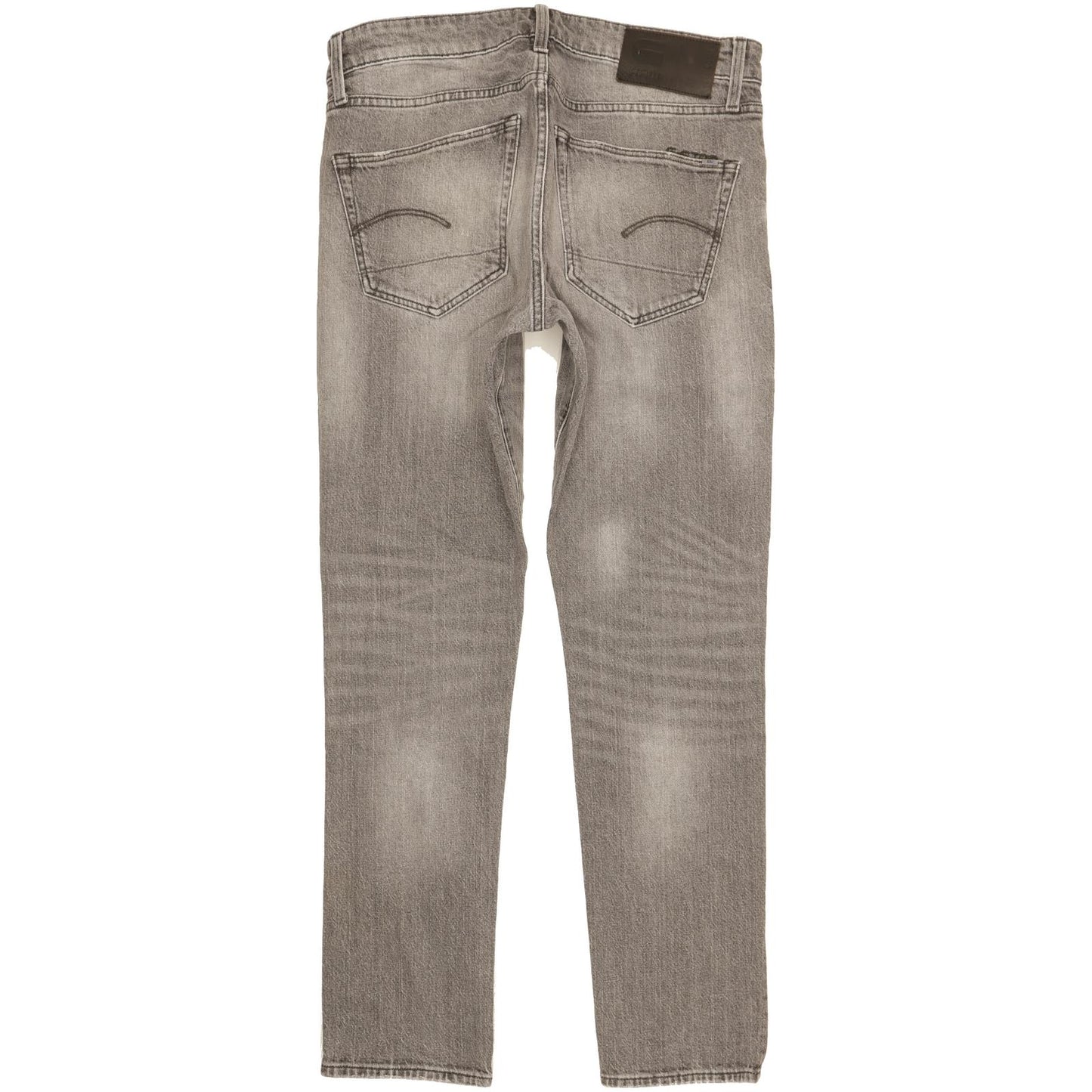 G-Star 3301 Men Grey Straight Slim Stretch Jeans W31 L31