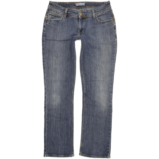 Levi's 470 Women Blue Straight Slim Stretch Jeans W32 L32