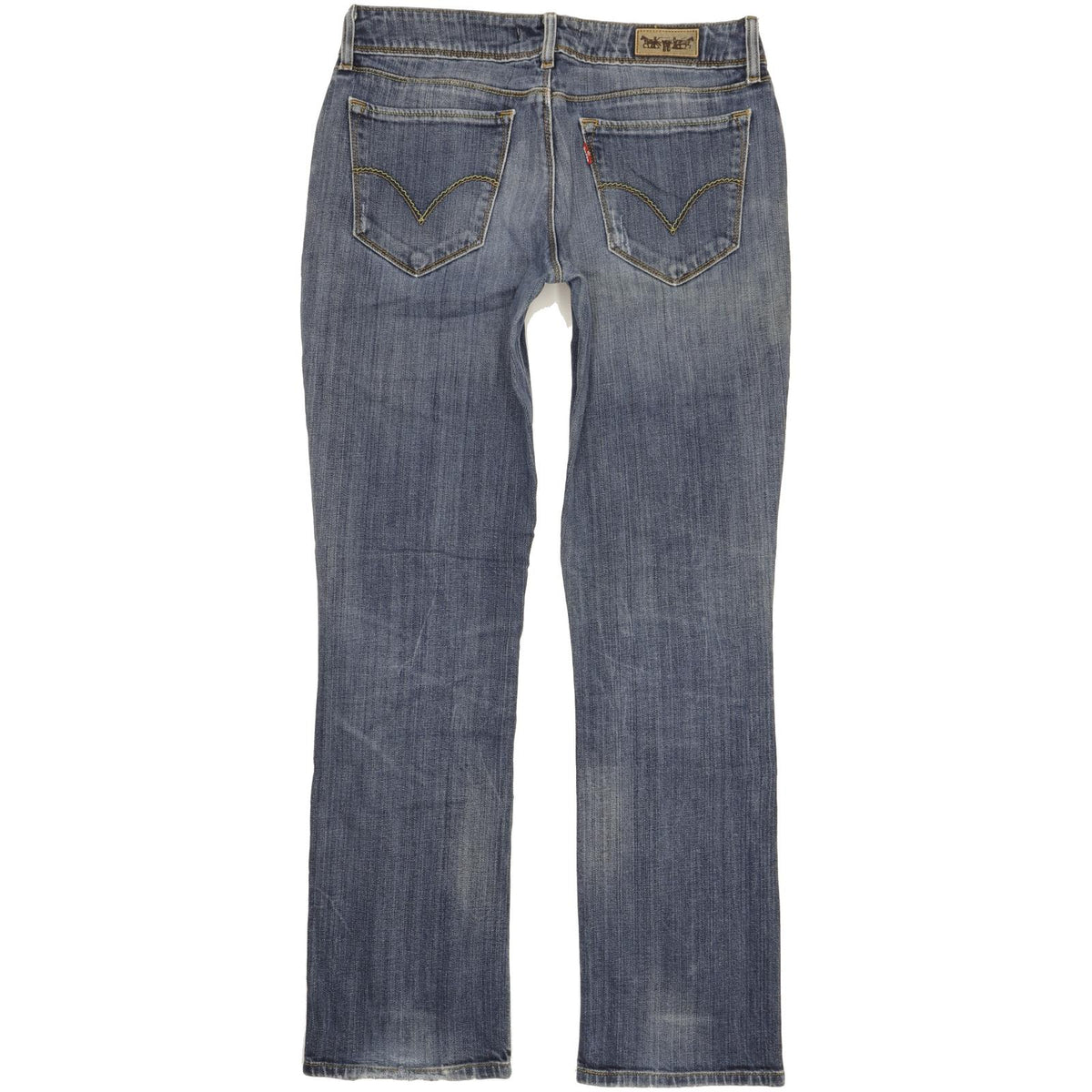 Levi's 470 Women Blue Straight Slim Stretch Jeans W32 L32