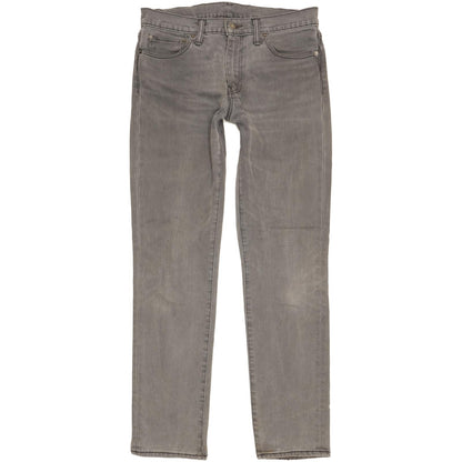 Levi's 511 Men Grey Straight Slim Jeans W33 L33