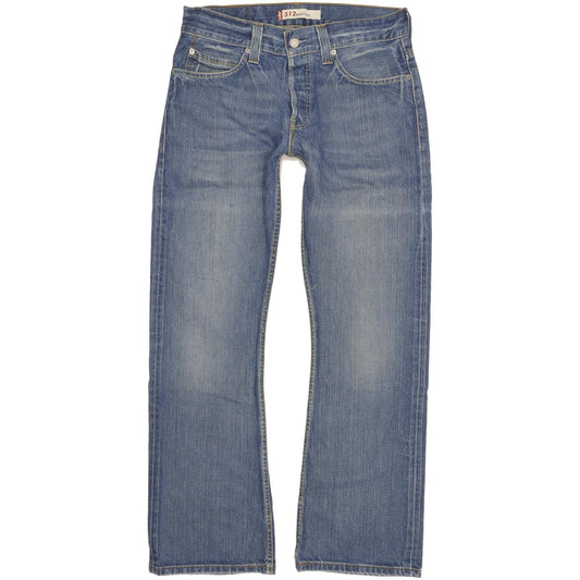 Levi's 512 Men Blue Bootcut Slim Jeans W32 L32