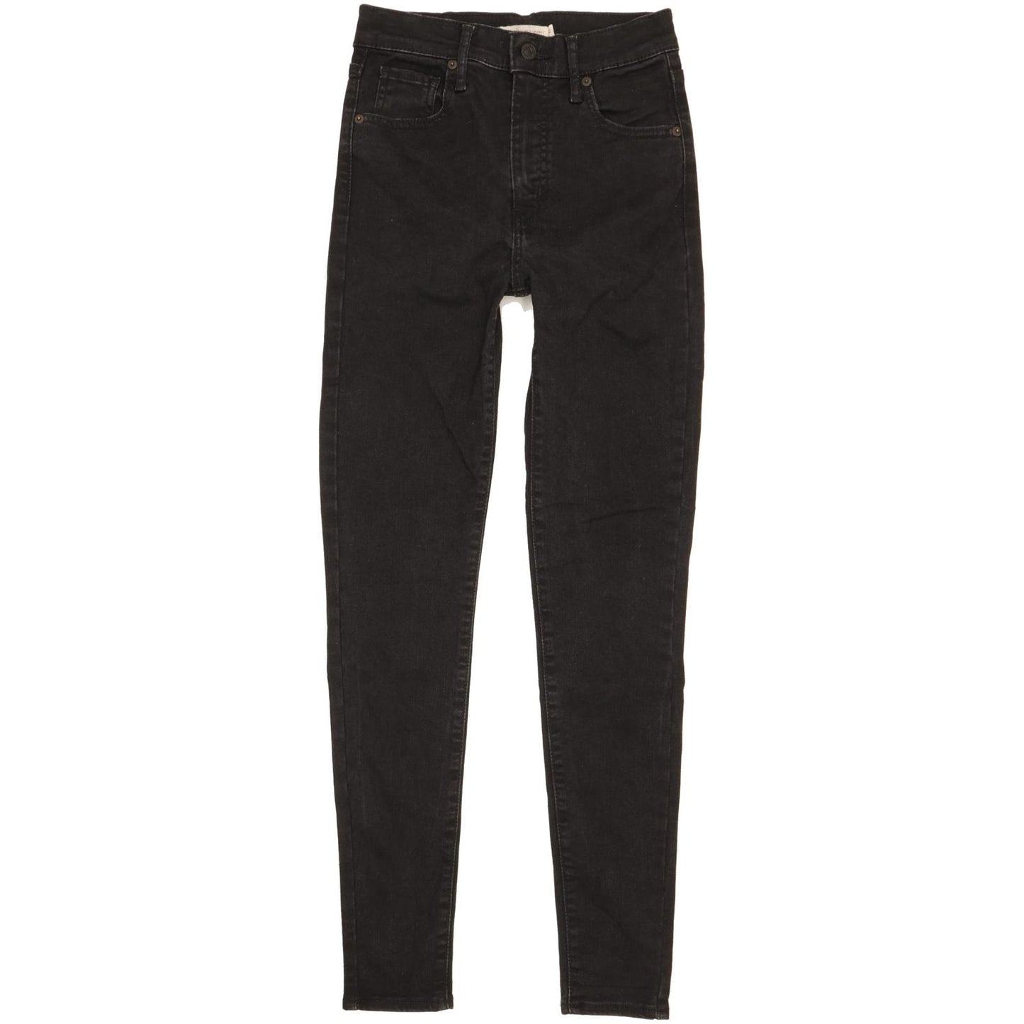 Levi's Mile Women Black Skinny Slim Stretch Jeans W26 L29