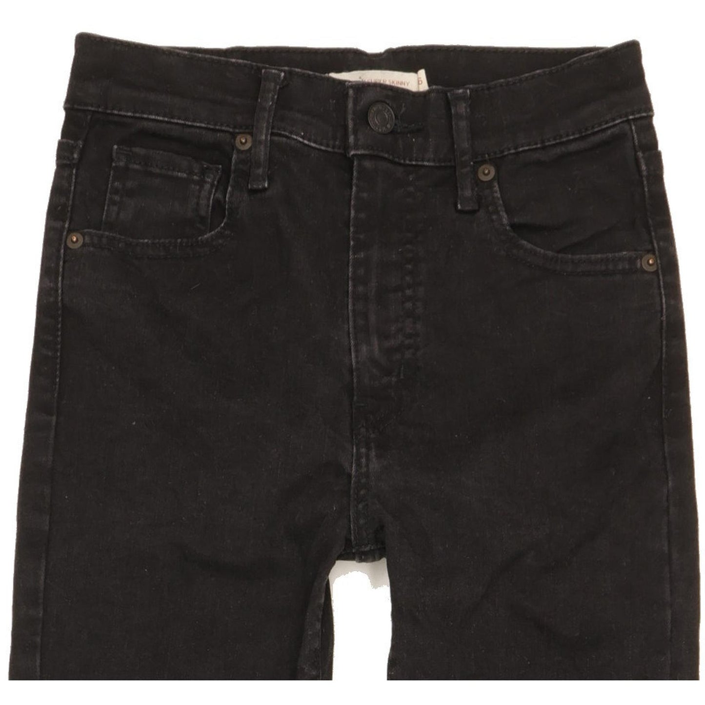 Levi's Mile Women Black Skinny Slim Stretch Jeans W26 L29