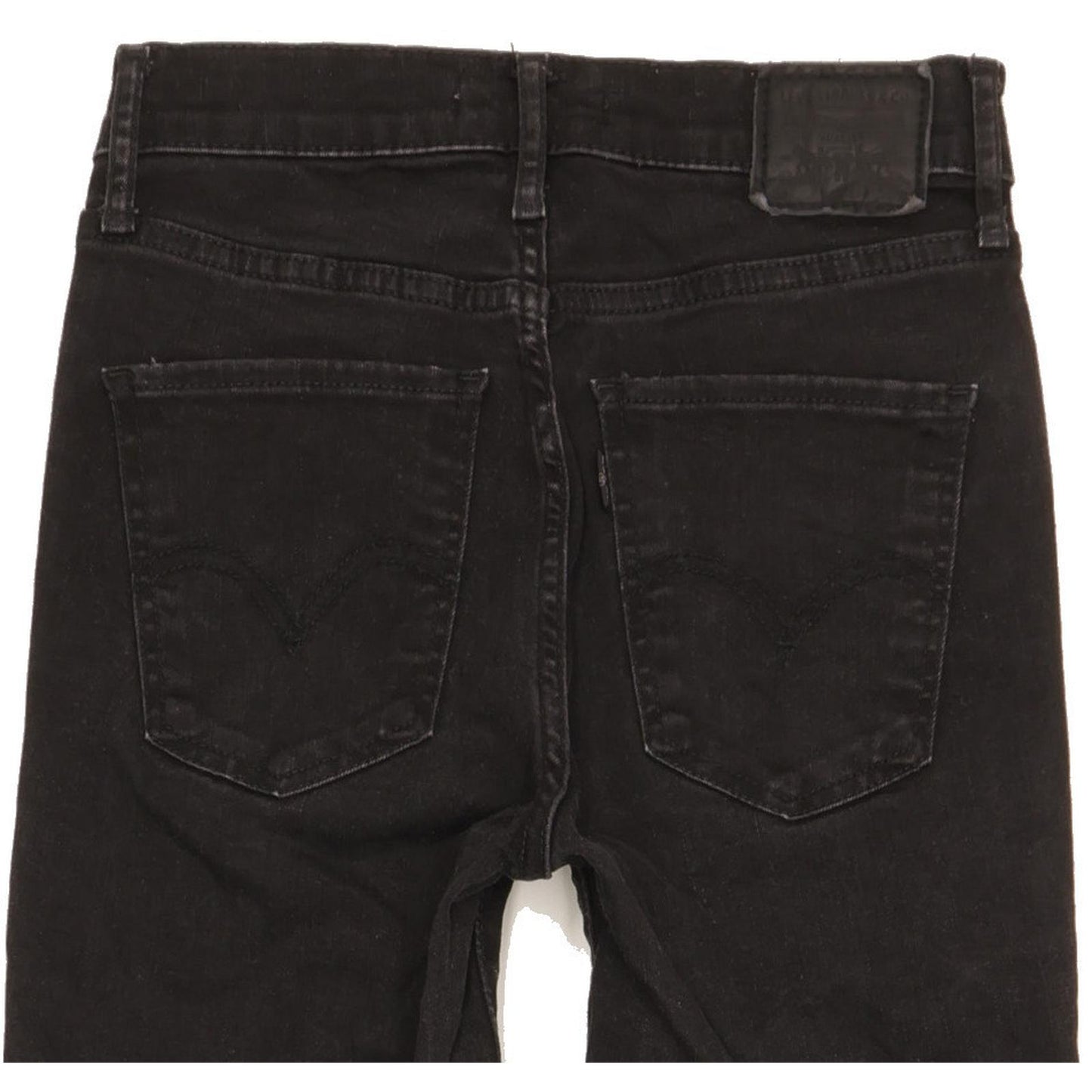 Levi's Mile Women Black Skinny Slim Stretch Jeans W26 L29