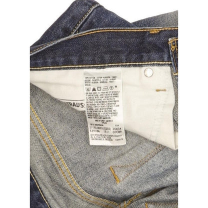 Levi's 511 Men Blue Straight Slim Jeans W34 L33