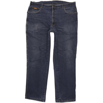 Wrangler Men Blue Straight Regular Stretch Jeans W38 L31