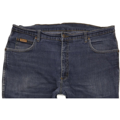 Wrangler Men Blue Straight Regular Stretch Jeans W38 L31