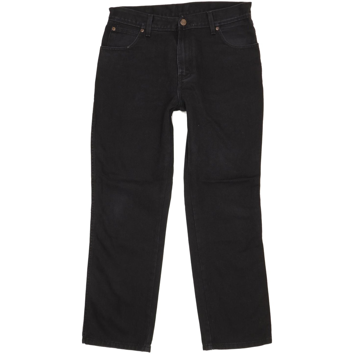 Wrangler Men Black Straight Regular Jeans W33 L29