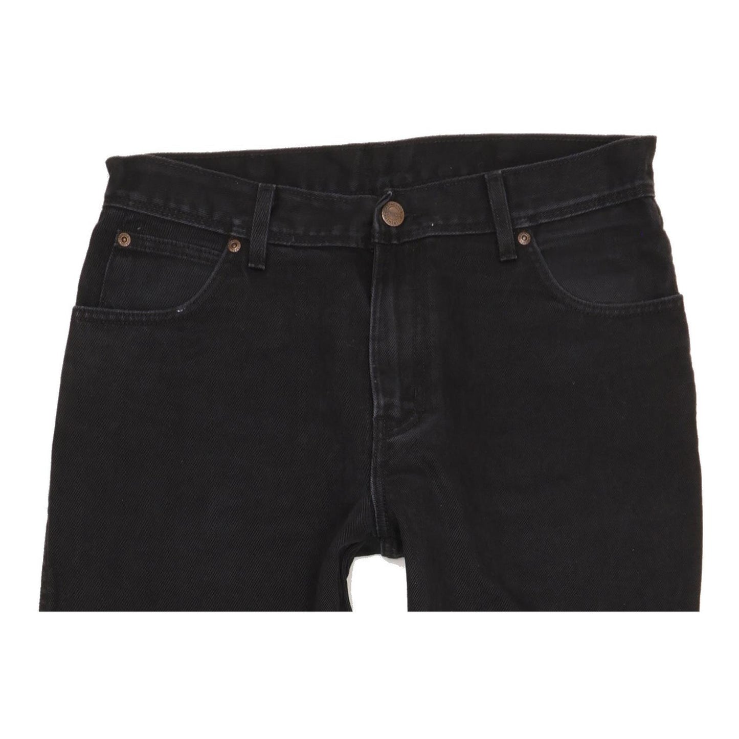 Wrangler Men Black Straight Regular Jeans W33 L29