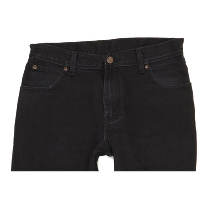 Wrangler Men Black Straight Regular Jeans W33 L29