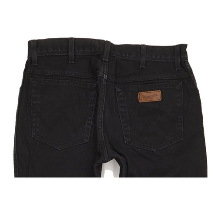 Wrangler Men Black Straight Regular Jeans W33 L29