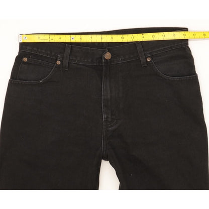 Wrangler Men Black Straight Regular Jeans W33 L29