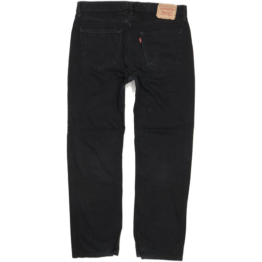 Levi's 751 Men Black Straight Regular Jeans W36 L31